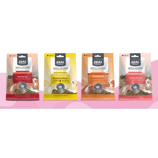 [mPets] Zeal Canada Air-Dried Dog Food - Whole Prey Meal - Grain Free - For All Life Stages (1lb Bag) [LOCAL SG DELIVERY]