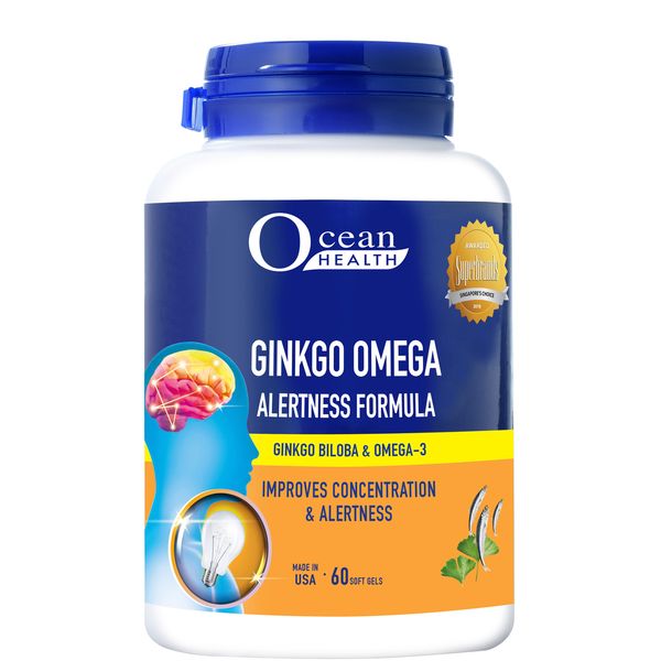 [mobileaid] Ocean Health Ginkgo Omega Alertness Formula (60s) [LOCAL SG DELIVERY]