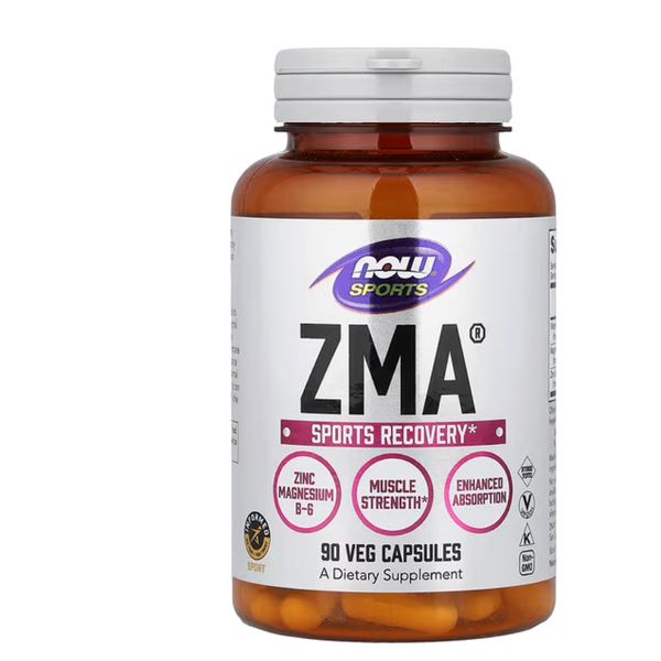[mfoods] Now Sports, ZMA For Post Workout Recovery, Cellular Growth & Tissue Repair, Support Immune System, 90 -180 Veg Capsules  [LOCAL SG DELIVERY]