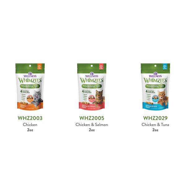 [mPets] Whimzees All Natural Adult Cat Dental Treats ‚Äì Multiple Flavours Available (2oz Bag) [LOCAL SG DELIVERY]