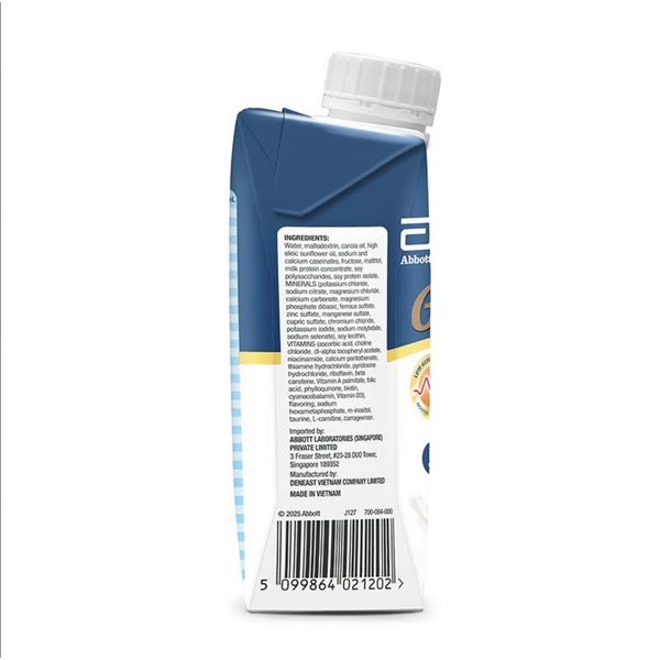 Abbott Glucerna Liquid Vanilla Flavour 250ml x 24 packets – view 2