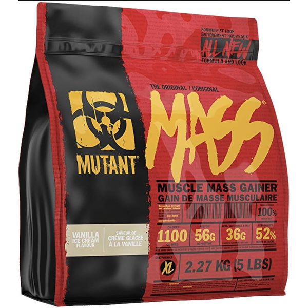 [mfoods] MUTANT MASS, Muscle Mass Gainer, Weight Gainer Protein Powder With Whey Protein Isolate High Caloires 5lb/15lb [LOCAL SG DELIVERY]