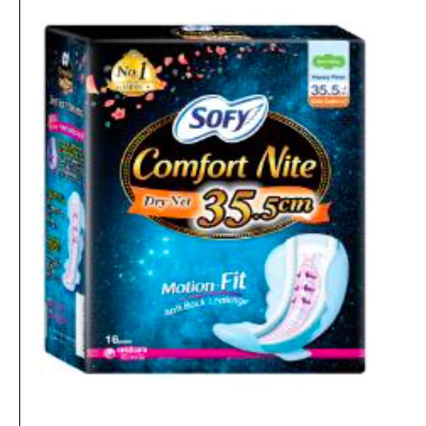 Sofy Comfort Nite Slim Wing 29cm 14's/35.5cm 16's/42.5cm 8's (Side Gathers) – view 2