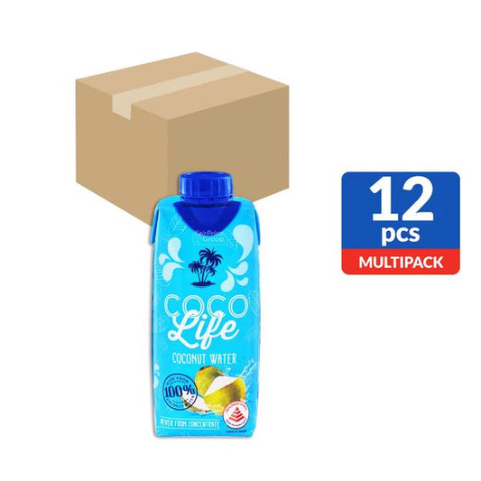 [mfoods] F&N Coco Life Coconut Packet Water 330ml x 12 packs [LOCAL SG DELIVERY]