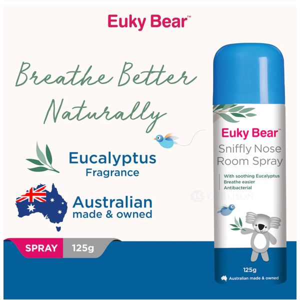 [mobileaid] Euky Bear Sniffly Nose Room Spray 125g [LOCAL SG DELIVERY]