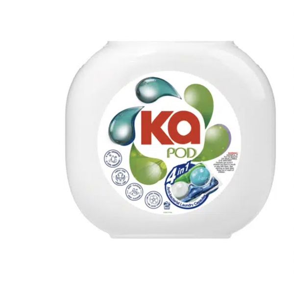 Ka 4-in-1 Laundry Capsules Detergent - Anti-Dust Mites Refill 40's/Indoor Air Drying Refill 50's/Normal 46's/Normal Refill…
