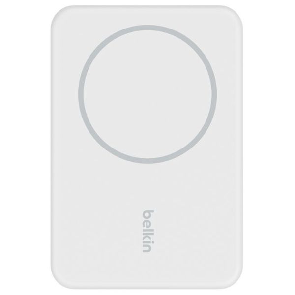[mtech] Belkin Boost Charge Magnetic Wireless Power Bank 5K + Stand  White/Black [LOCAL SG DELIVERY]