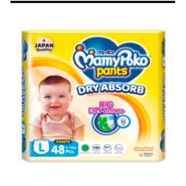 Mamy Poko Standard Pants Medium (7-12kg)/Large (9-14kg)/XLarge (12-17kg)/XXLarge (15-25kg) – view 2