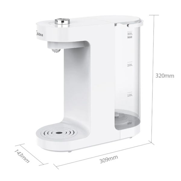 [mtech] Midea MJR001T Table Water Dispenser - White [LOCAL SG DELIVERY]