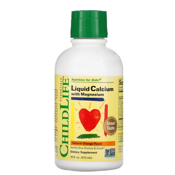 [mobileaid] childlife Liquid Calcium/Magnesium Orange 16oz [LOCAL SG DELIVERY]