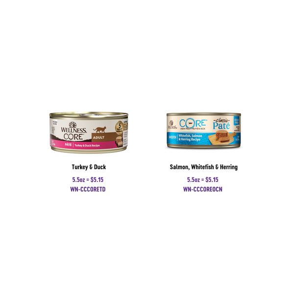[mPets] Wellness Core Wet Food Classic/Indoor & Digestive Health Pate for Cats [LOCAL SG DELIVERY]