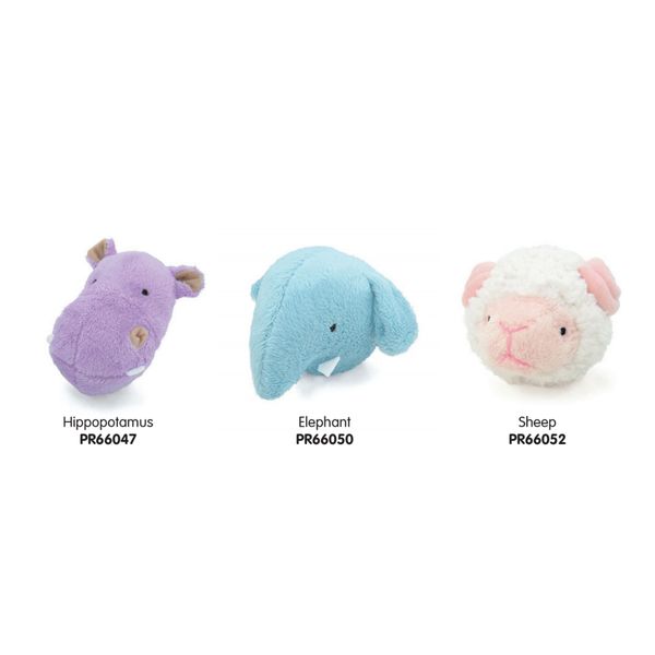 [mPets] Petz Route Dog Toys - Strawberry/Orange/Watermelon/Apple/Hippotamus/Apple/Elephant/Sheep [LOCAL SG DELIVERY]