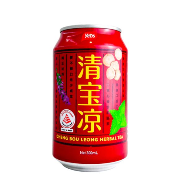 [mfoods] Bundle of 2 cartons Yeo's Canned Drinks - Cheng Bou Leong Herbal Tea 300ml x 24 cans [LOCAL SG DELIVERY]