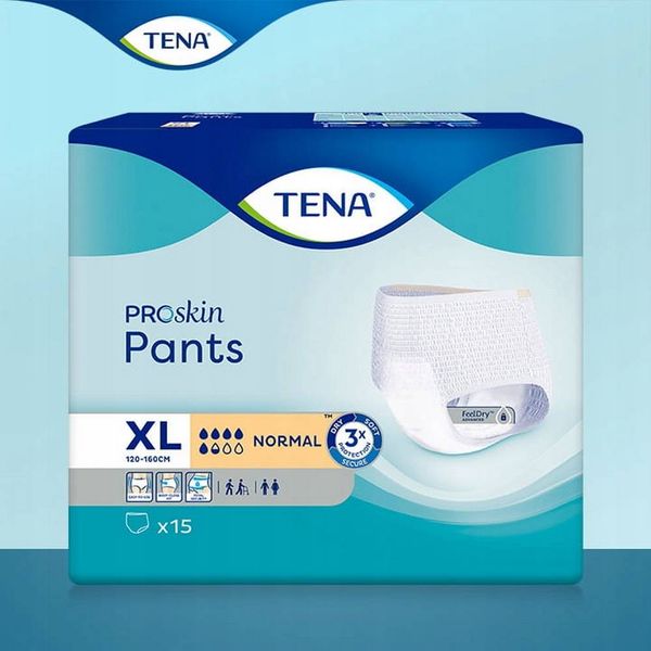 [mobileaid] TENA PROskin Pants Normal Unisex Adult Diapers - XL 15's per pack [LOCAL SG DELIVERY]