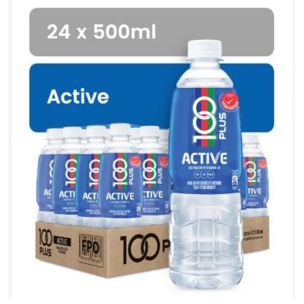 [mfoods] F&N 100 Plus Active 500ml x 24 bottles [LOCAL SG DELIVERY]
