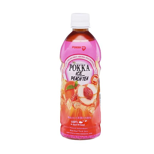 [mfoods] Bundle of 2 cartons Pokka Bottled Drink - Ice Peach Tea 500ml x 24 bottles [LOCAL SG DELIVERY]