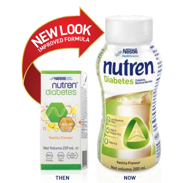 [mobileaid] Nestle Nutren Diabetes Vanilla 200ml x 24's [LOCAL SG DELIVERY]