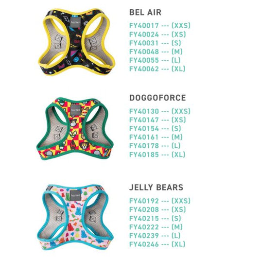[mPets] FuzzYard XXS/XS/S/M/L/XL Step-In Harness for Pets [LOCAL SG DELIVERY]