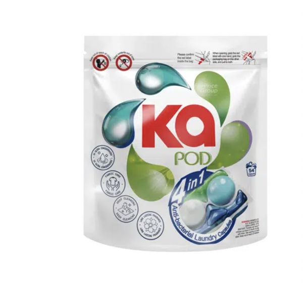 Ka 4-in-1 Laundry Capsules Detergent - Anti-Dust Mites Refill 40's/Indoor Air Drying Refill 50's/Normal 46's/Normal Refill…