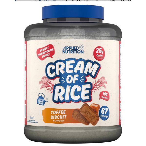 [mfoods] Applied Nutrition, Cream of Rice, Meal Replacement, Complex Clean Carbs, Vegan-Friendly, No Bloating, 33-67 sers [LOCAL SG DELIVERY]