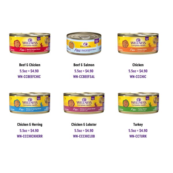 [mPets] Wellness Complete Health Wet Food (Gravies/Pate/Morsels & Sliced/Minced) for Cats [LOCAL SG DELIVERY]