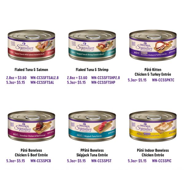 Wellness Core Wet Food Signature Selects (Grain Free) for Cats