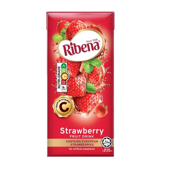 Ribena Regular (R)/Light/Strawberry (SB) 200ml x 24 packets