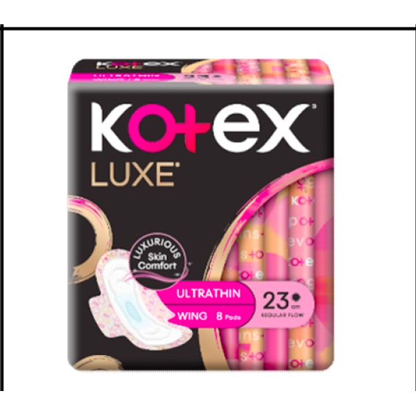 [mobileaid] Kotex Luxe Ultra Thin Wing 23cm x 8's/ 28cm x 8's  [LOCAL SG DELIVERY]