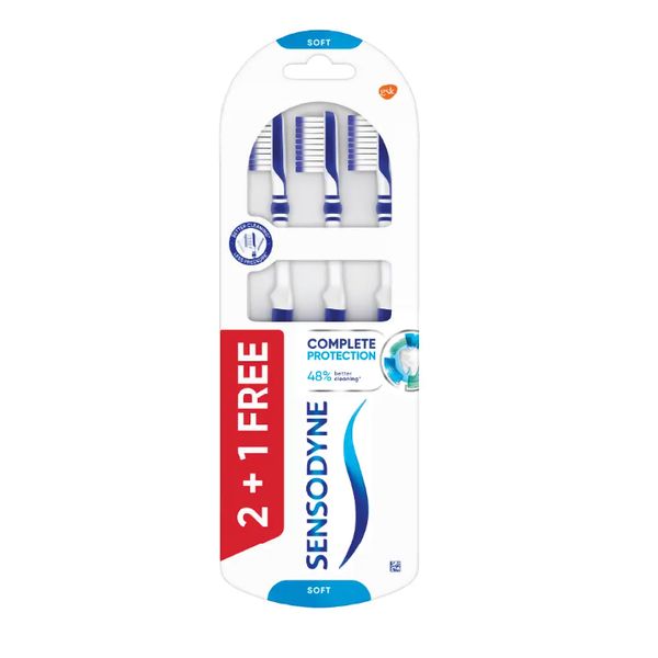 [mobileaid] Sensodyne Complete Protection Toothbrush (Soft)Poly Bag [LOCAL SG DELIVERY]
