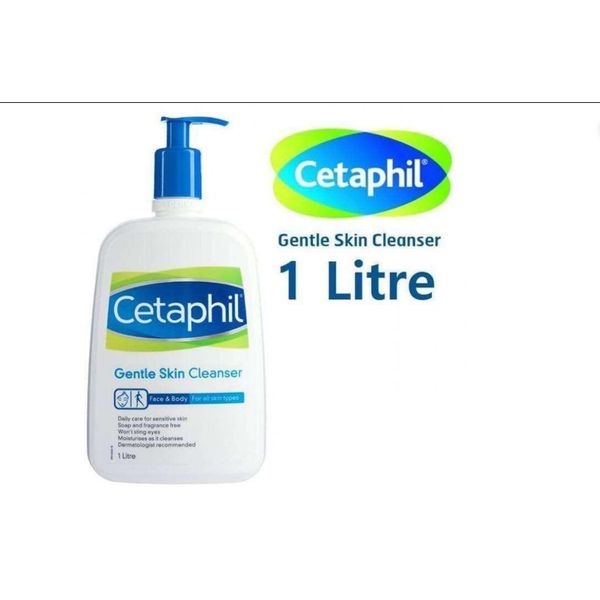 [Dermaceutica] Cetaphil Gentle Skin Cleanser 1000ml (Normal and Sensitive Skin) [LOCAL SG DELIVERY]