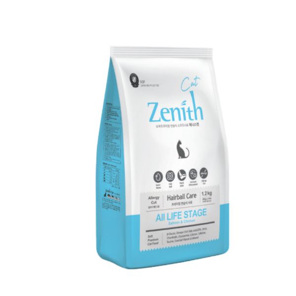 [mPets] Bow Wow Zenith - Cat (Salmon and Chicken) 300g x 4 bags (Cat Dry Food) [LOCAL SG DELIVERY]