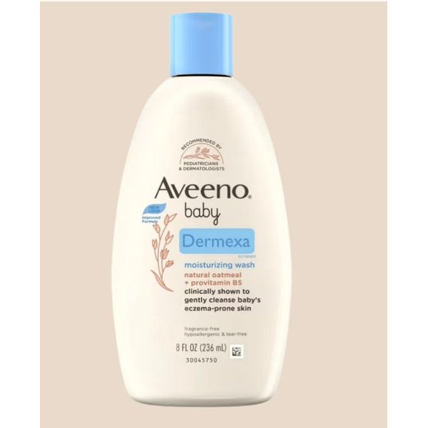 [mkids] Aveeno Baby Dermexa Moisturising Wash 236ml/Cream 141g (LOCAL SG DELIVERY]