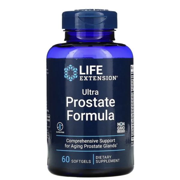 [mfoods] Life Extension, Ultra Prostate Formula, Men Health, Prostate Supplement with Saw Palmetto, Gluten Free, 60 Softgels [LOCAL SG DELIVERY]