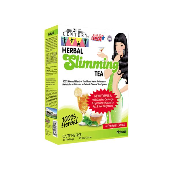 21st Century Herbal Slimming Tea - Cranberry/Honey Lemon/Natural/Orange (GC&GS) 48 Tea bags – view 2