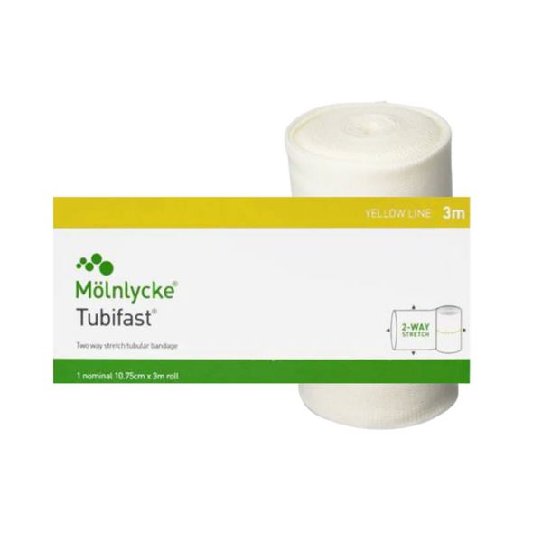 Molnlycke TubiFast Roll Green/Blue/Yellow 3m 1's