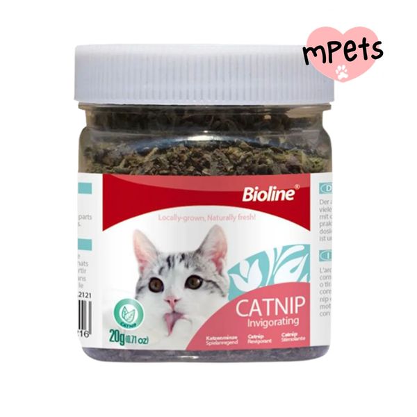 [mPets]Bioline Catnip Leaves 20g[LOCAL SG DELIVERY]