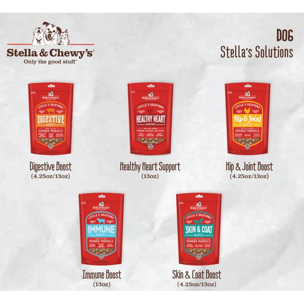 [mPets] Stella & Chewy's Dog Stella's Solution Meal Boosters - Available in 4.25 or 13oz packets* [LOCAL SG DELIVERY]