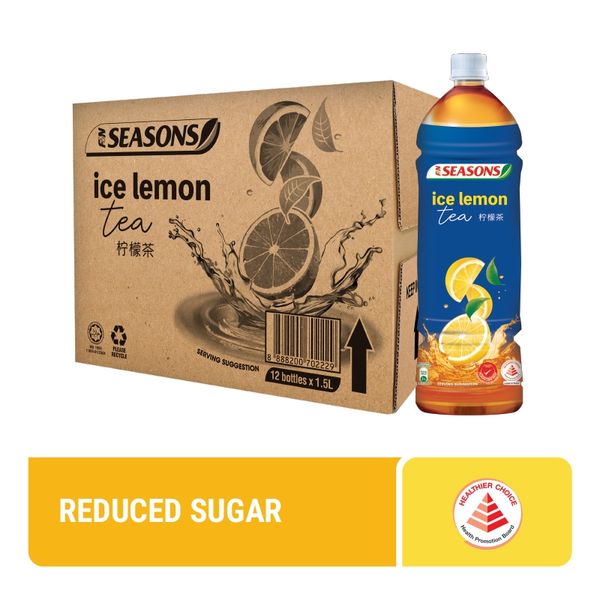 [mfoods] F&N Seasons Ice Lemon Tea 1.5L x 12 bottles [LOCAL SG DELIVERY]
