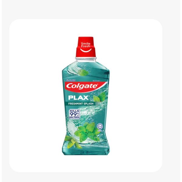 [mobileaid] Colgate Mouthwash Freshmint/Peppermint/Active Salt/Fresh Tea/Plax Ice 1L/750ml x 2 bottles [LOCAL SG DELIVERY]