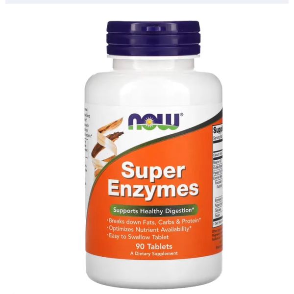 [mfoods] Now Foods, Super Enzymes, Digestive Enzyme, Probiotics, Carb, Protein, Gelatin, 90-180 Caps [LOCAL SG DELIVERY]