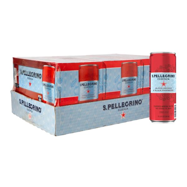 [mfoods] San Pellegrino Essenza Blood Orange & Black Raspberry (Carton of 24 x 330ml) [LOCAL SG DELIVERY]