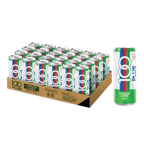 [mfoods] F&N 100 Plus Lemon Lime 325ml x 24 cans [LOCAL SG DELIVERY]