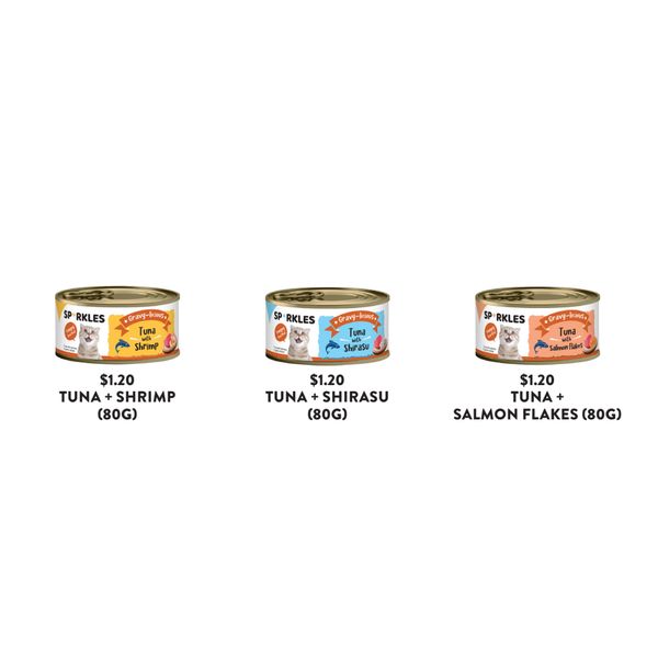 [mPets] Sparkles Cat Wet Food 80g [LOCAL SG DELIVERY]