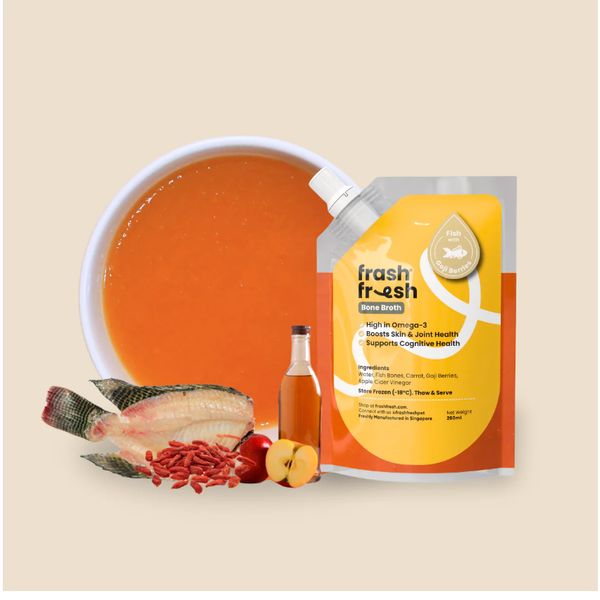 [mPets] frashfresh Beef with Cordyceps Flower/Fish with Goji Berries/Pork with Astragalus Broth for Dogs and Cats 260ml [LOCAL SG DELIVERY]