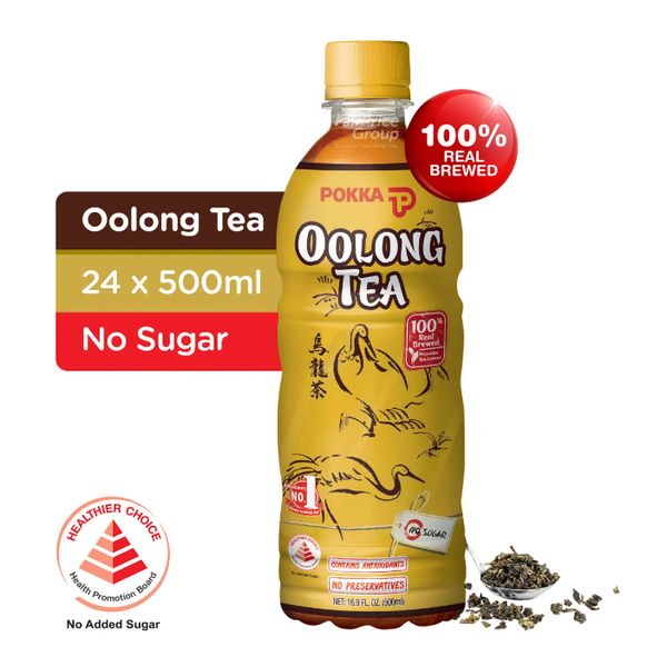 [mfoods] Bundle of 2 cartons Pokka Bottled Drink - Oolong Tea 500ml x 24 bottles [LOCAL SG DELIVERY]