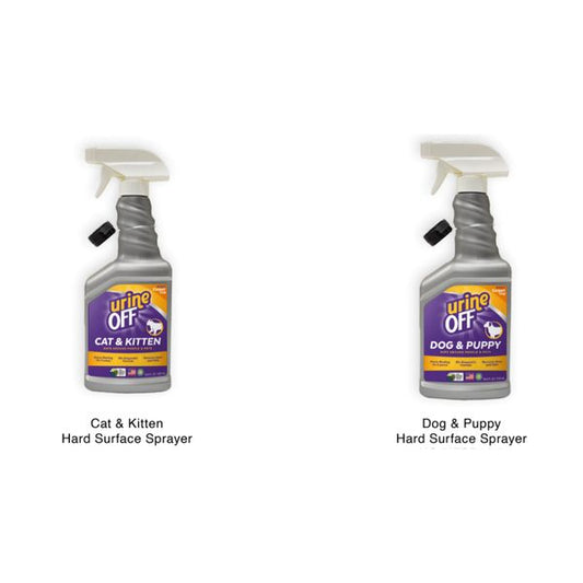 [mPets] Urine Off Dog & Puppy/Cat & Kitten Hard Suface Sprayer (16.9oz); Carpet Applicator (32oz) [LOCAL SG DELIVERY]