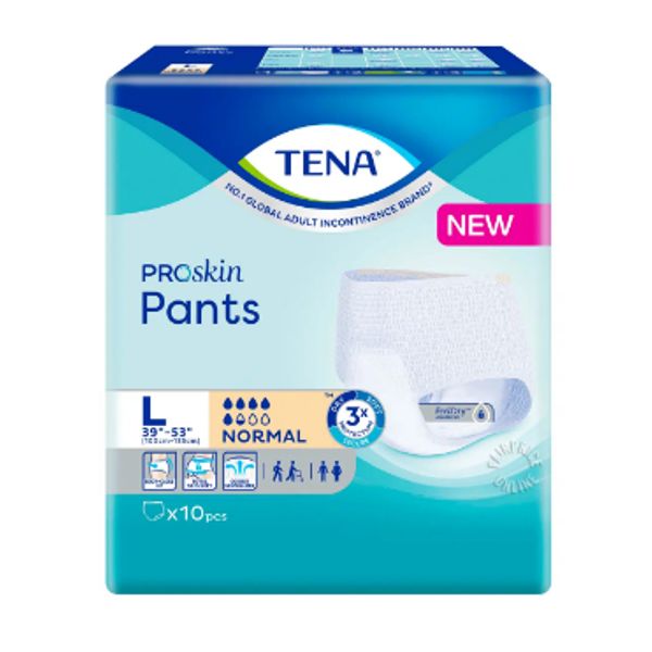 [mobileaid] TENA PROskin Pants Normal Unisex Adult Diapers - L (4 x 10's) [LOCAL SG DELIVERY]