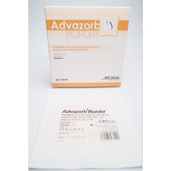 [mobileaid] Advancis UK Advazorb Silfix Hydrophilic Foam Dressing (A pack of 5) [LOCAL SG DELIVERY]