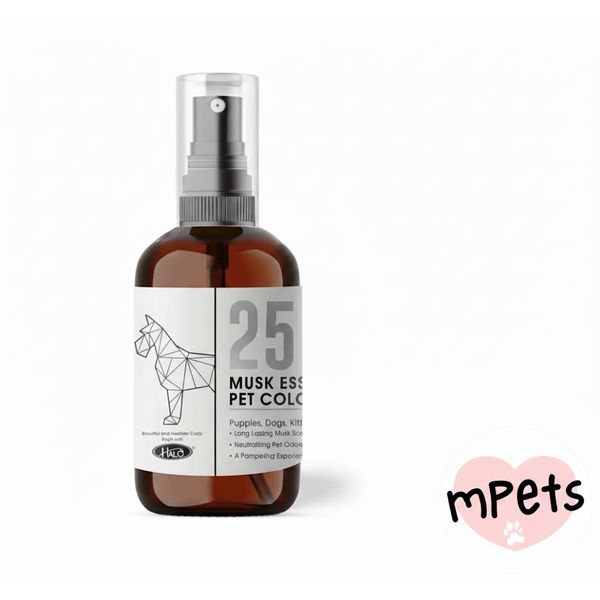 [mPets] Halo No.25 Musk Essence Pet Cologne 80ml [LOCAL SG DELIVERY]