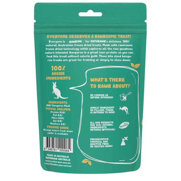 [mPets] Naturawr Snack-A-Roo Freeze Dried Dog Treat(50g)